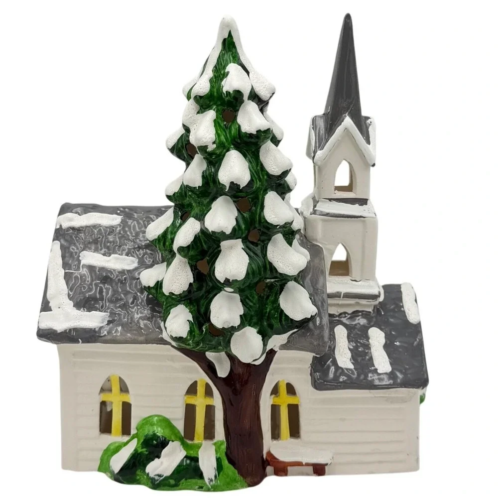 Department‎ Dept 56 Snowhouse Series Countryside Church 1984 Lighted Village